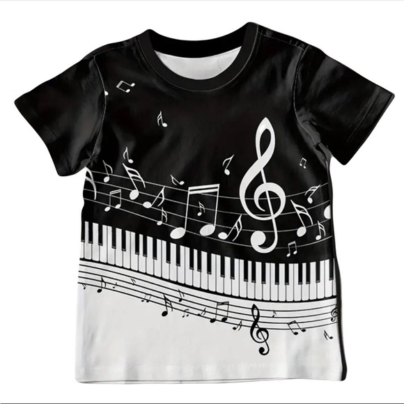 Other - Men’s Musical Piano T-Shirt, XXL (44)